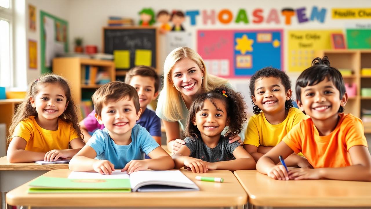 Students learning